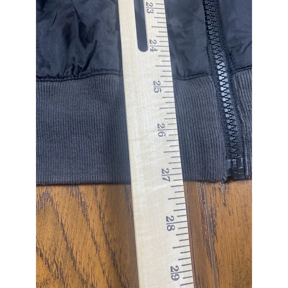 Nike Vtg 90s Y2K Panda Lrg Windrunner Windbreaker Jacket Black White Nylon Glanz